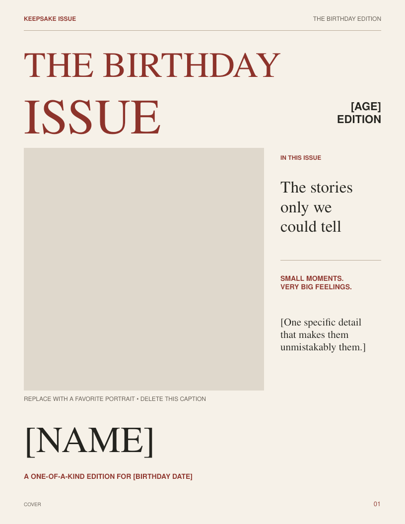 Blank page 1: Cover